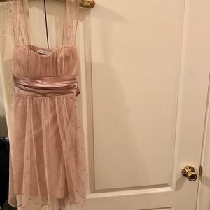 Homecoming Party Sequin Champagne Dress